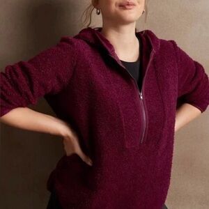 Banana Republic Deep Red Teddy Jacket